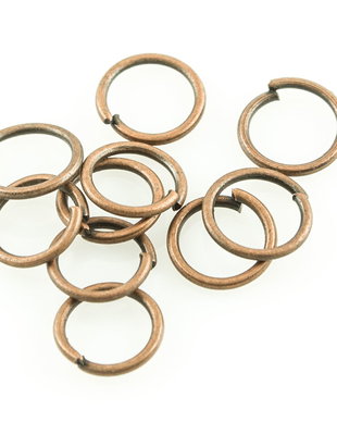 R395 Bucla deschisa cupru 6.5mm