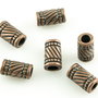 R781 Spacer tub cupru antichizat 11x6mm