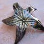 Pandantiv steluta sticla lampwork, 50 mm