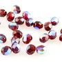 C P6 Cristal rosu fatetat 4mm