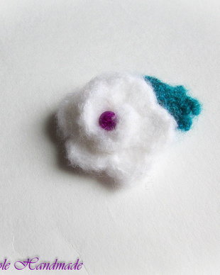 Daisy 2 - clama floricica alba