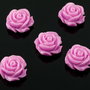 Q878 Trandafir rasina cabochon lila 15x6mm