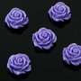 Q880 Trandafir rasina cabochon mov 15x6mm