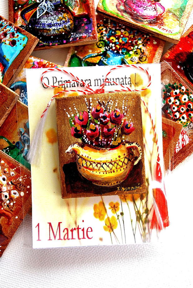 Martisor Magnet ( tablouri miniaturale )