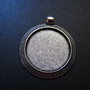 PANDANTIV BAZA CABOCHON  - 37 X 32 MM
