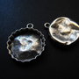 PANDANTIV BAZA CABOCHON  - 31 X 28 MM