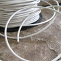Snur piele naturala alba 1mm (1m) (ELGE 14)
