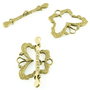 I277 Inchizatoare toggle fluture bronz 24x34mm