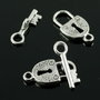 E1101 Inchizatori lacat toggle, argintiu antic