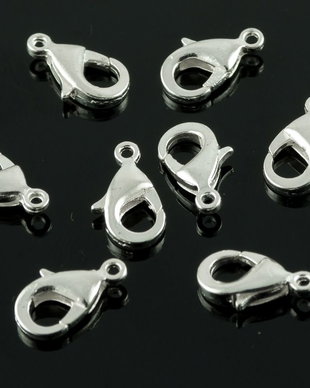 N073 Inchizatori tip carabina, argintii 12x7mm