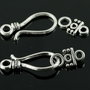 G819 Inchizatoare argintiu antic 24x10mm