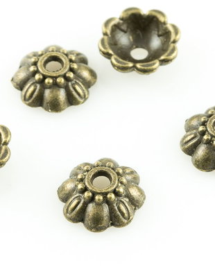 D718 Capacele bronz 9x3mm