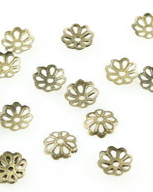 S166 (10buc) Capacele bronz 7mm
