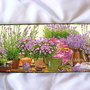 Cuier din lemn natural cu lavanda 23736