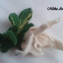 Brosa Floare - din lana impaslita