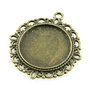 I853 Baza cabochon finisaj bronz 30cm