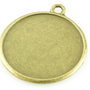I854 Baza cabochon finisaj bronz 30cm