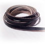 Snur plat piele naturala 5x2mm (50cm) (ELGE 18)