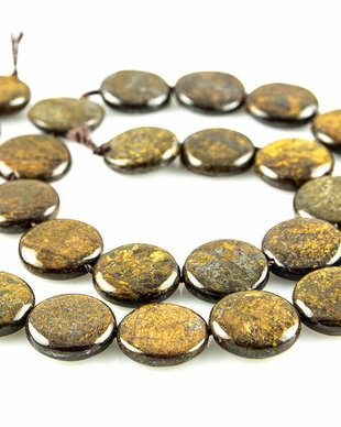 B1151 Bronzit banuti rotunzi de 14mm