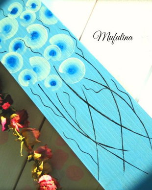 Tablouas Blue Dandelions