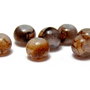 Margele din sticla, rotunde, 4 mm, maro