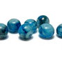 Margele din sticla, rotunde, 4 mm, albastre
