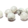 Margele din sticla, rotunde, 6 mm, gri