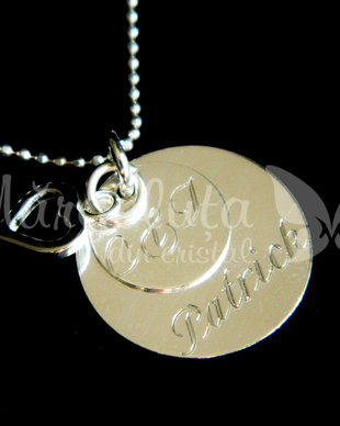 Lantisor personalizat din argint