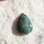 Pandantiv lacrima  din seraphinite aprox 7.5x20x31.5 mm