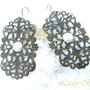 Cercei dantela bronz LACEY