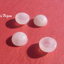 Cabochon din cuart roz aprox 5x10 mm