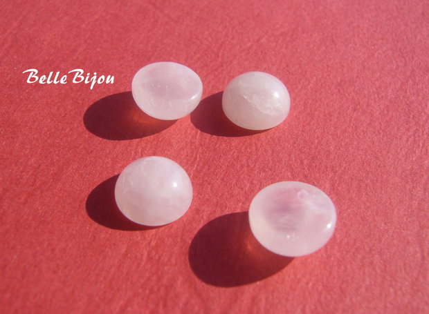 Cabochon din cuart roz aprox 5x10 mm