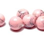 Margele din sticla, rotunde, 8 mm, roz