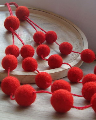 Colier " Irresistible Red"