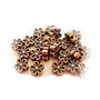 1b distantier finisaj cupru floare 7x7mm (CPLAK 005)