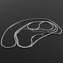 lant placat argint 0,8mm (70cm) SP0202