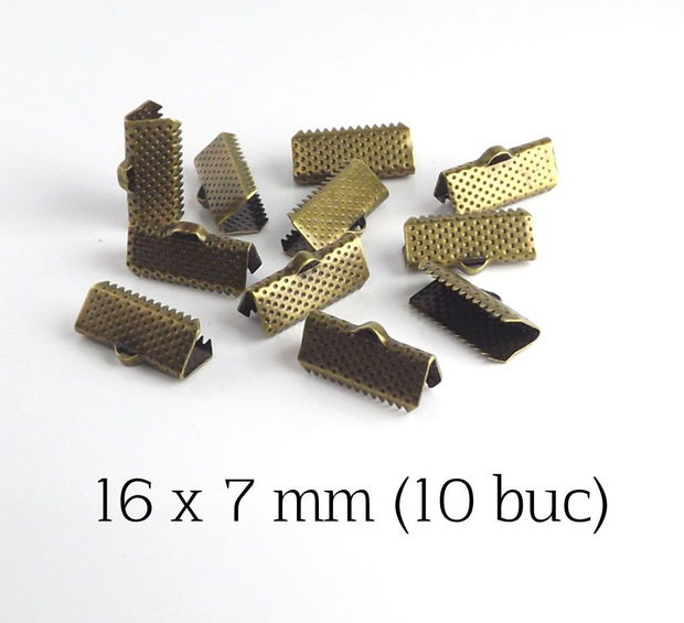 Capat panglica, 10 buc, 16 x 7 mm