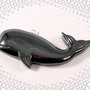 5256 - Pandantiv, balena hematit, 58x26x7mm