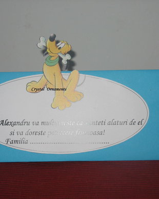 Plic de bani botez  & Place card / Plicuri de bani botez