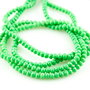 ST1172 (10b) Margele fatetate verde menta, rondele 4x3mm