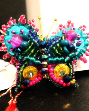 Martisor / Brosa Fluture pentru copii - Rezervat