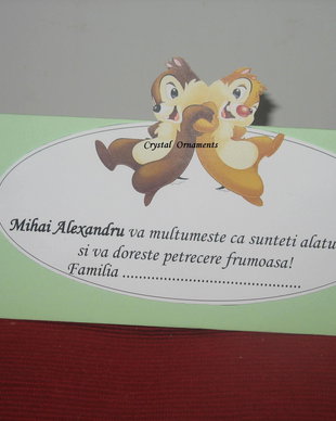 Plic de bani botez & Place card / Plicuri de bani botez