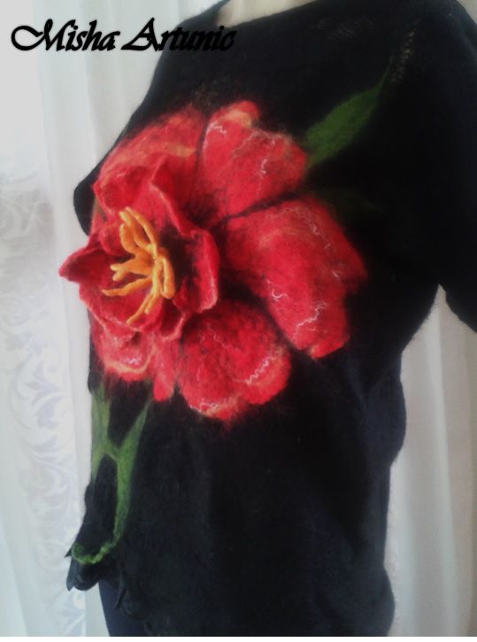 Bluza impaslita Red Poppy