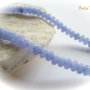 Jad violet lila rondele fatetate aprox 8.5x5 mm