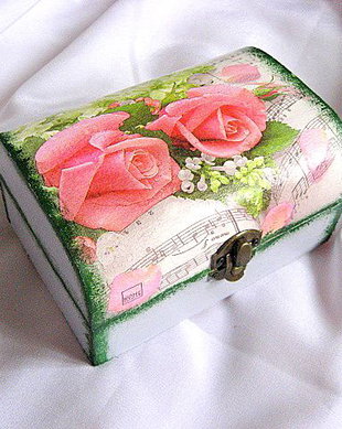 cutie lemn decorata 23841