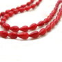 Coral rosu lacrima picatura 10x5mm (GNPE 16)