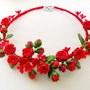 ''Wild Red''- colier