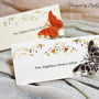 Place card /plic de bani Elegant Butterfly