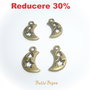 Semiluna finisaj bronz aprox 3x10x17 mm