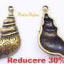 Melc finisaj bronz aprox 30x13x5 mm